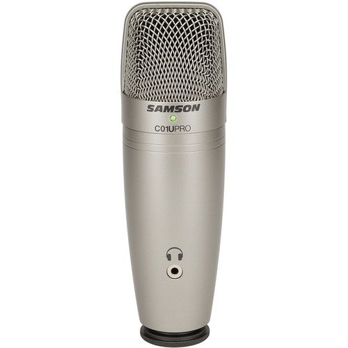  Samson C01U Pro USB Studio Condenser Microphone (Silver)