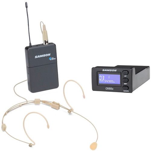  Samson Expedition XP310w Portable PA Kit with Concert 88a Wireless Headset Mic System (Band K: 470 to 494 MHz)