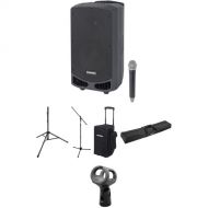 Samson Expedition XP310w Battery-Powered Bluetooth Portable PA System Kit with Handheld Wireless and Stands (D: 542 to 566 MHz)