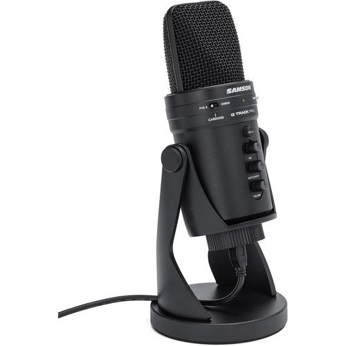  Samson G-Track Pro USB Microphone with Built-In Audio Interface (Black)