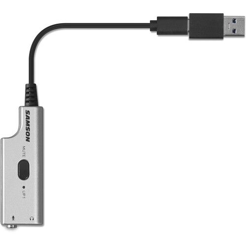  Samson LMU1 Broadcast Lavalier Microphone with USB Adapter