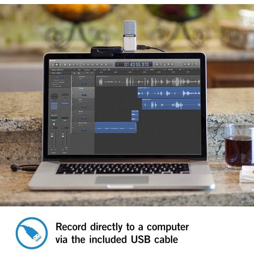  Samson Technologies Samson Go Mic Portable USB Condenser Microphone for Recording and Streaming on Computers (SAGOMIC)