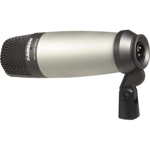  [아마존베스트]Samson Technologies Samson C01 Large-Diaphragm Condenser Microphone for Recording Vocals, Acoustic Instruments, Overhead Drums Bundle with Blucoil Pop Filter Windscreen, 10-FT Balanced XLR Cable, and