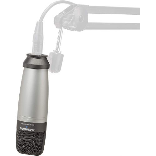  [아마존베스트]Samson Technologies Samson C01 Large-Diaphragm Condenser Microphone for Recording Vocals, Acoustic Instruments, Overhead Drums Bundle with Blucoil Pop Filter Windscreen, 10-FT Balanced XLR Cable, and