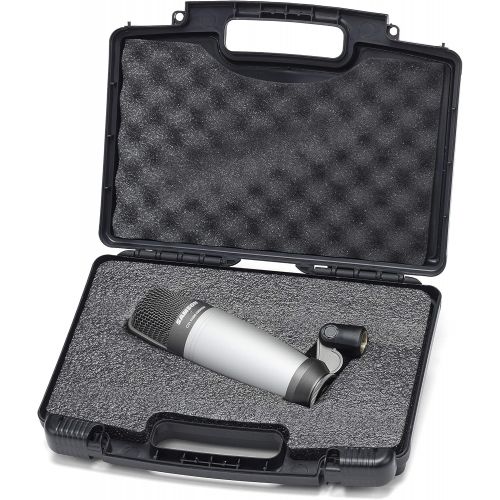  [아마존베스트]Samson Technologies Samson C01 Large-Diaphragm Condenser Microphone for Recording Vocals, Acoustic Instruments, Overhead Drums Bundle with Blucoil Pop Filter Windscreen, 10-FT Balanced XLR Cable, and