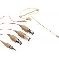 [아마존베스트]Samson Technologies Samson SE10x Low-Profile Earset Microphone with Miniature Condenser Capsule and Four Adapter Cables Compatible with Most Popular Wireless Systems (Tan) (SE10TX)