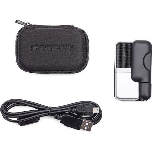  [아마존베스트]Samson Technologies Samson Go Mic Portable USB Condenser Microphone for Recording and Streaming on Computers (SAGOMIC)