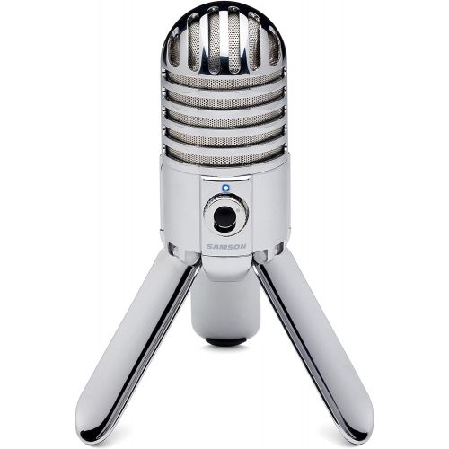  [아마존베스트]Samson Technologies Samson Meteor Mic USB Studio Condenser Microphone (Chrome)