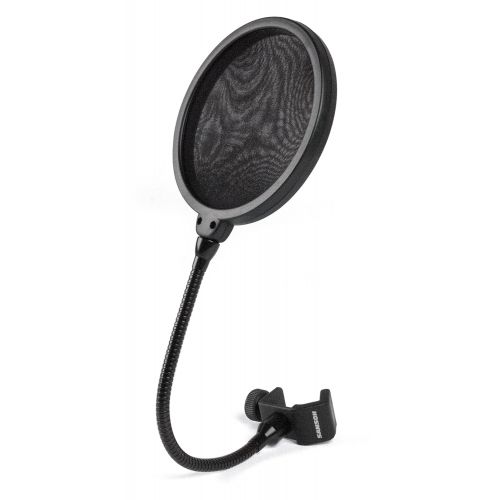  Samson Meteor Mic USB Studio Condenser Microphone with MD5 Desktop Mic Stand and PS04 Pop Filter