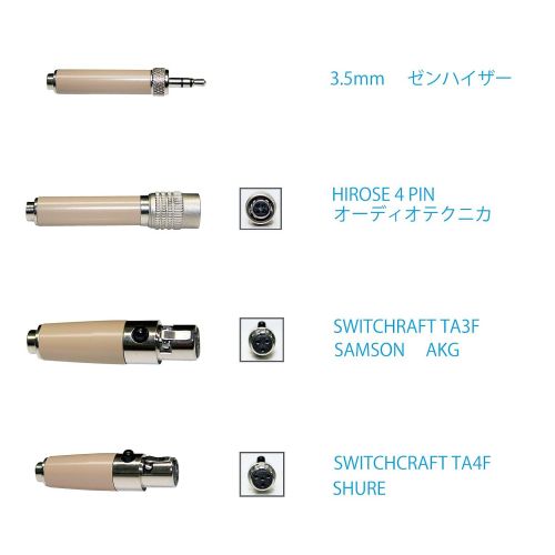  Samson Technologies Samson SE10T Earset Microphone with Miniature Condenser Capsule, Tan