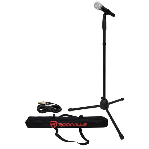  Samson Technologies SAMSON XP106WDE 6 Rechargeable Bluetooth PA DJ Speaker+Stands+Headset+Mic+Case