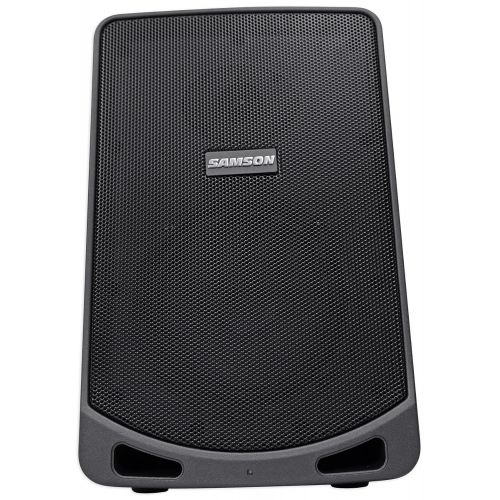  Samson Technologies SAMSON XP106WDE 6 Rechargeable Bluetooth PA DJ Speaker+Stands+Headset+Mic+Case