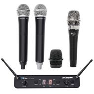 Samson Technologies Samson Concert 288 Dual Handheld 2-Channel Wireless Microphones+Free Blue Mic