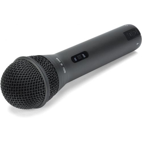  Samson Technologies Samson Q2U Black Handheld Dynamic USB Microphone with Knox Boom Arm and Pop Filter