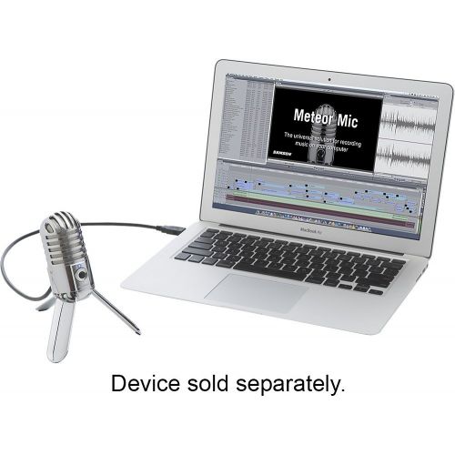  Samson Technologies Samson - Meteor USB Microphone with noise cancellation software - New, Open Box