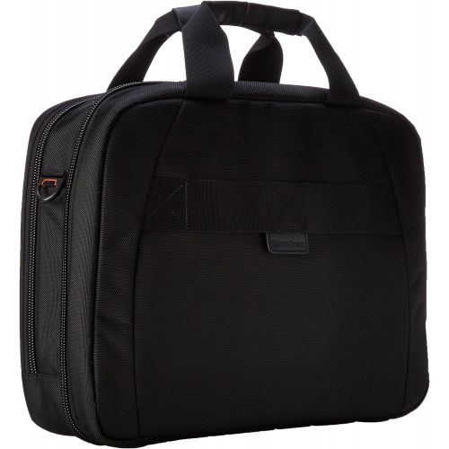 쌤소나이트 Samsonite Pro 4 DLX Two Gusset TSA Briefcase, Black, One Size