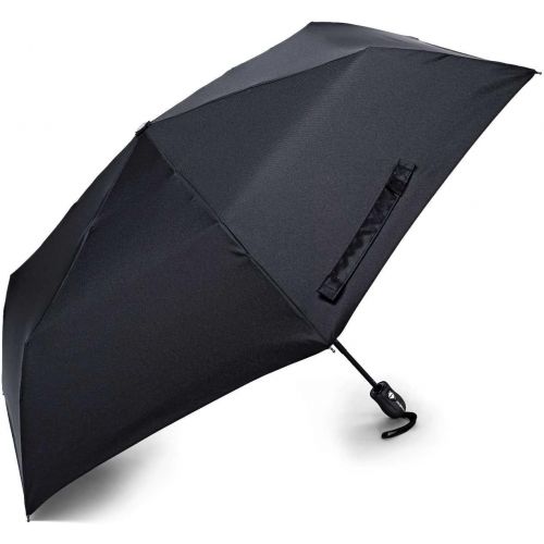 쌤소나이트 Samsonite Compact Auto Open/Close Umbrella, Black
