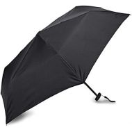 Samsonite Manual Compact Flat Umbrella, Black, One Size