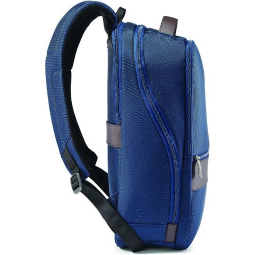 쌤소나이트 Samsonite Kombi Small Business Backpack with Smart Sleeve, Legion Blue, 16.25 x 10.5 x 5-Inch