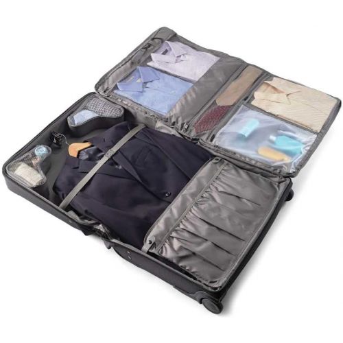 쌤소나이트 Samsonite Leverage LTE Softside Expandable Luggage with Spinner Wheels, Charcoal, Garment Bag