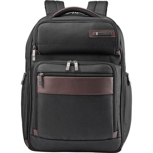 쌤소나이트 Samsonite Kombi Large Backpack (Black/Brown)