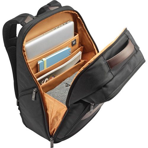 쌤소나이트 Samsonite Kombi Large Backpack (Black/Brown)