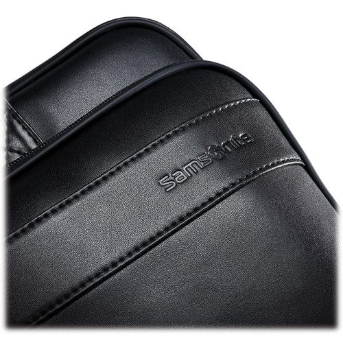 쌤소나이트 Samsonite Leather Slim Brief with 15.6