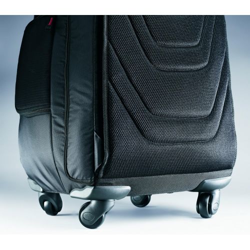 쌤소나이트 Samsonite Luggage Mvs Spinner Backpack, Black, 19 Inch