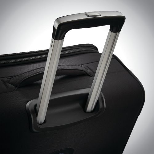 쌤소나이트 Samsonite Advena Expandable Softside Checked Luggage with Spinner Wheels, 29 Inch, Black