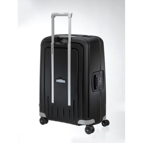 쌤소나이트 Samsonite SCure Hardside Checked Luggage with Spinner Wheels, 30 Inch, Black