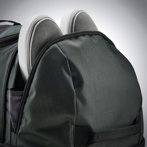 쌤소나이트 Samsonite Andante 2 Boxed Drop Bottom Wheeled Duffel 32, Moss Green/Black