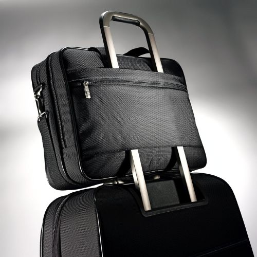 쌤소나이트 Samsonite Classic Two Gusset 17 Toploader, Black