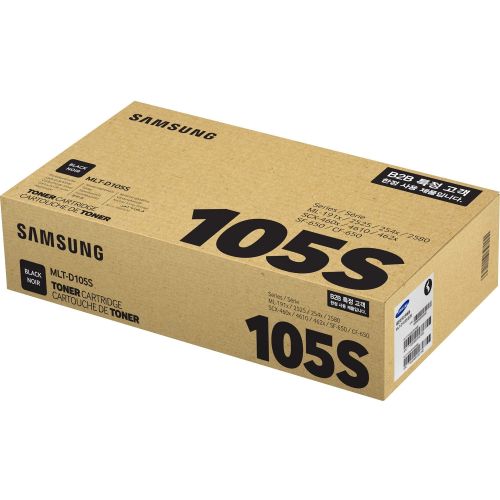 삼성 HP, HEWSU778A, Samsung MLT-D105S Black Toner Cartridge, 1 Each