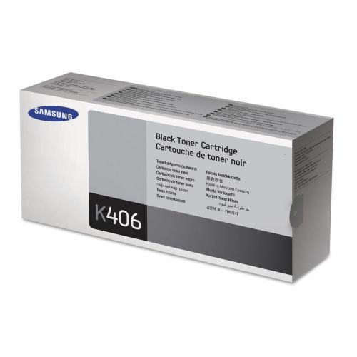 삼성 Samsung CLT-K406S (SU122A) Toner, 1500 Page-Yield, Black