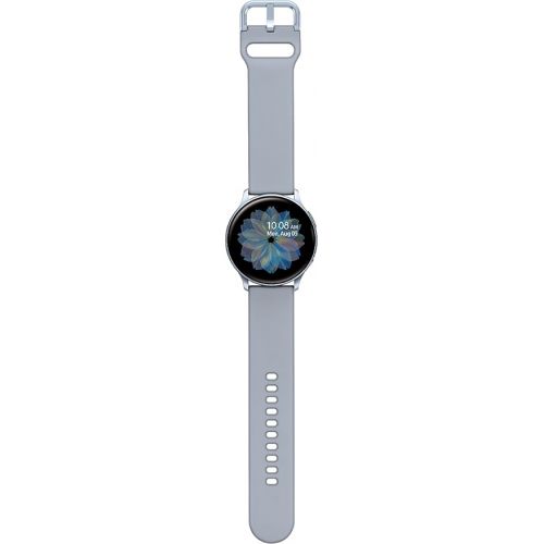 삼성 Samsung Galaxy Watch Active 2 (40mm, GPS, Bluetooth) Smart Watch with Advanced Health Monitoring, Fitness Tracking, and Long Lasting Battery, Silver, SM-R830NZSCXAR (Renewed)