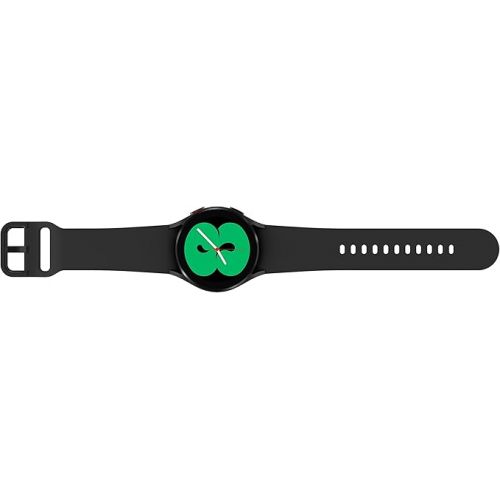 삼성 SAMSUNG Galaxy Watch 4 40mm Smartwatch with ECG Monitor Tracker for Health, Fitness, Running, Sleep Cycles, GPS Fall Detection, Bluetooth, US Version, SM-R860NZKAXAA, Black