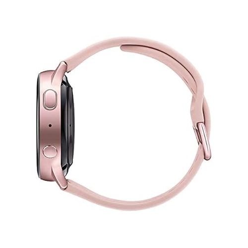 삼성 SAMSUNG Galaxy Watch Active 2 (40mm, GPS, Bluetooth) Smart Watch with Advanced Health Monitoring, Fitness Tracking, and Long lasting Battery, Pink Gold (Renewed)