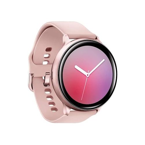 삼성 SAMSUNG Galaxy Watch Active 2 (40mm, GPS, Bluetooth) Smart Watch with Advanced Health Monitoring, Fitness Tracking, and Long lasting Battery, Pink Gold (Renewed)