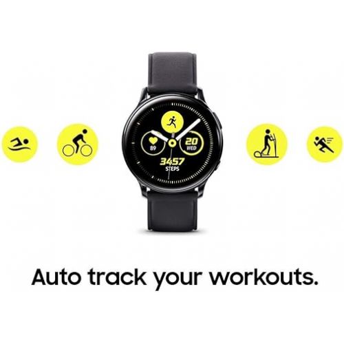 삼성 SAMSUNG Galaxy Watch Active 2 (40mm, GPS, Bluetooth) Smart Watch with Advanced Health Monitoring, Fitness Tracking, and Long lasting Battery, Pink Gold (Renewed)