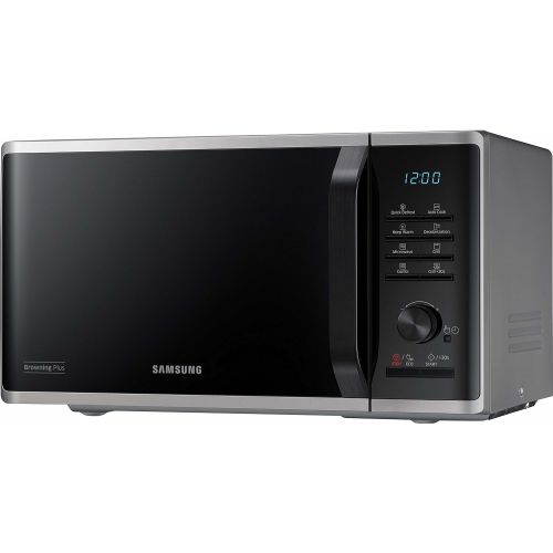 삼성 Samsung MG23K3515AS/EG Mikrowelle mit Grill / 800 W / 23 L Garraum / 48,9 cm Breite / Quick Defrost / 27 Automatikprogramme / silber