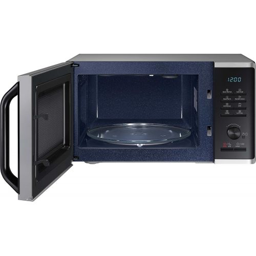 삼성 Samsung MG23K3515AS/EG Mikrowelle mit Grill / 800 W / 23 L Garraum / 48,9 cm Breite / Quick Defrost / 27 Automatikprogramme / silber