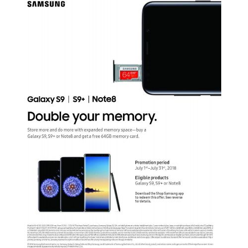 삼성 [아마존베스트]Samsung Galaxy S9+ Factory Unlocked Smartphone 64GB - Midnight Black - US Warranty [SM-G965UZKAXAA]