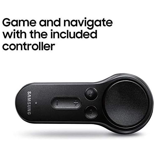 삼성 [아마존베스트]Samsung Gear VR w/Controller 2017/2018 SM-R325 Note9 Ready, for Galaxy Note8, Note5, S9, S8, S7, S6 (International Version)