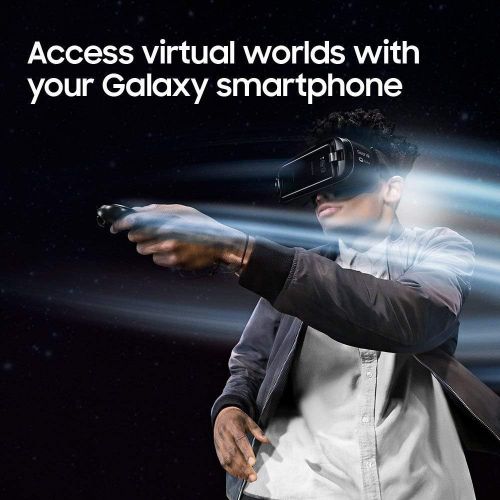 삼성 [아마존베스트]Samsung Gear VR w/Controller 2017/2018 SM-R325 Note9 Ready, for Galaxy Note8, Note5, S9, S8, S7, S6 (International Version)