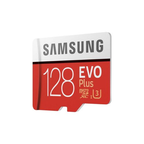 삼성 [아마존 핫딜]  [아마존핫딜]Samsung EVO Plus microSDHC 128 GB Speicherkarte bis zu 100 MB/s, UHS-I U3 (inkl. SD Adapter)