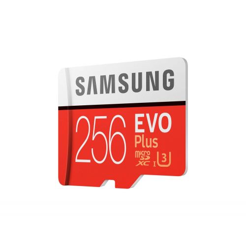 삼성 [아마존 핫딜]  [아마존핫딜]Samsung EVO Plus microSDHC 256 GB Speicherkarte bis zu 100 MB/s, UHS-I U3 (inkl. SD Adapter)