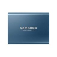 [아마존 핫딜]  [아마존핫딜]Samsung Portable SSD T5 500 GB USB 3.1 bis zu 540 MB/s, ocean blue (inkl. USB Kabel Typ C auf C und Typ C auf A)