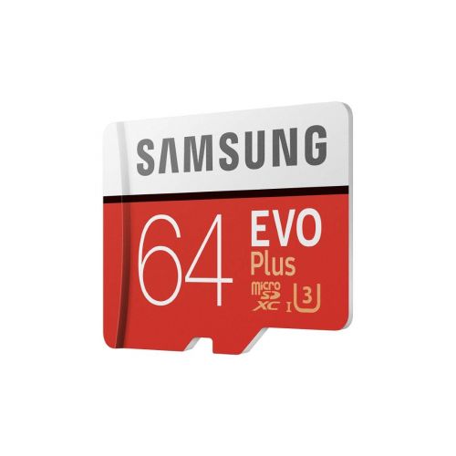 삼성 [아마존 핫딜]  [아마존핫딜]Samsung EVO Plus microSDHC 64 GB Speicherkarte bis zu 100 MB/s, UHS-I U3 (inkl. SD Adapter)