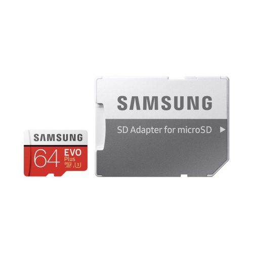 삼성 [아마존 핫딜]  [아마존핫딜]Samsung EVO Plus microSDHC 64 GB Speicherkarte bis zu 100 MB/s, UHS-I U3 (inkl. SD Adapter)