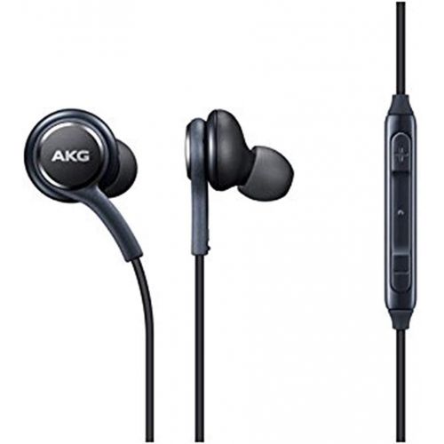 삼성 OEM Stereo Headphones w/Microphone for Samsung Galaxy S8 S9 S8 Plus S9 Plus Note 8 - Designed by AKG - 100% Original